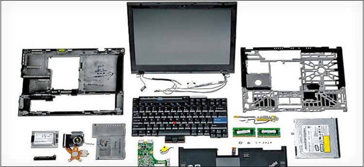 لپتاپ خیس شده