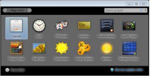 آشنایی با ویژگی gadget ویندوز